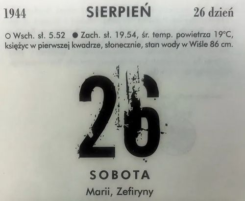 26 Sierpnia